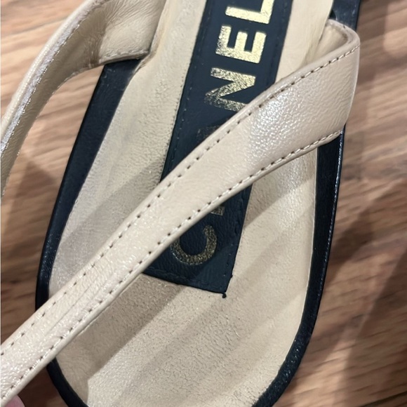 SOLD! Chanel Lambskin Stitched Camellia Slingback Ballet Pointed Flats 39 - Picture 7 of 8